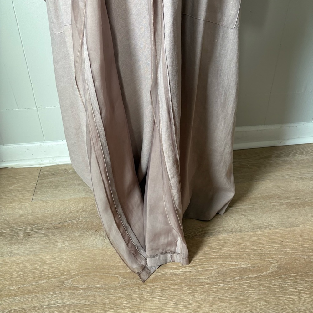 Vintage Tiar Bellomo Linen Blend Dress and Duster Set - Picture 3 of 16
